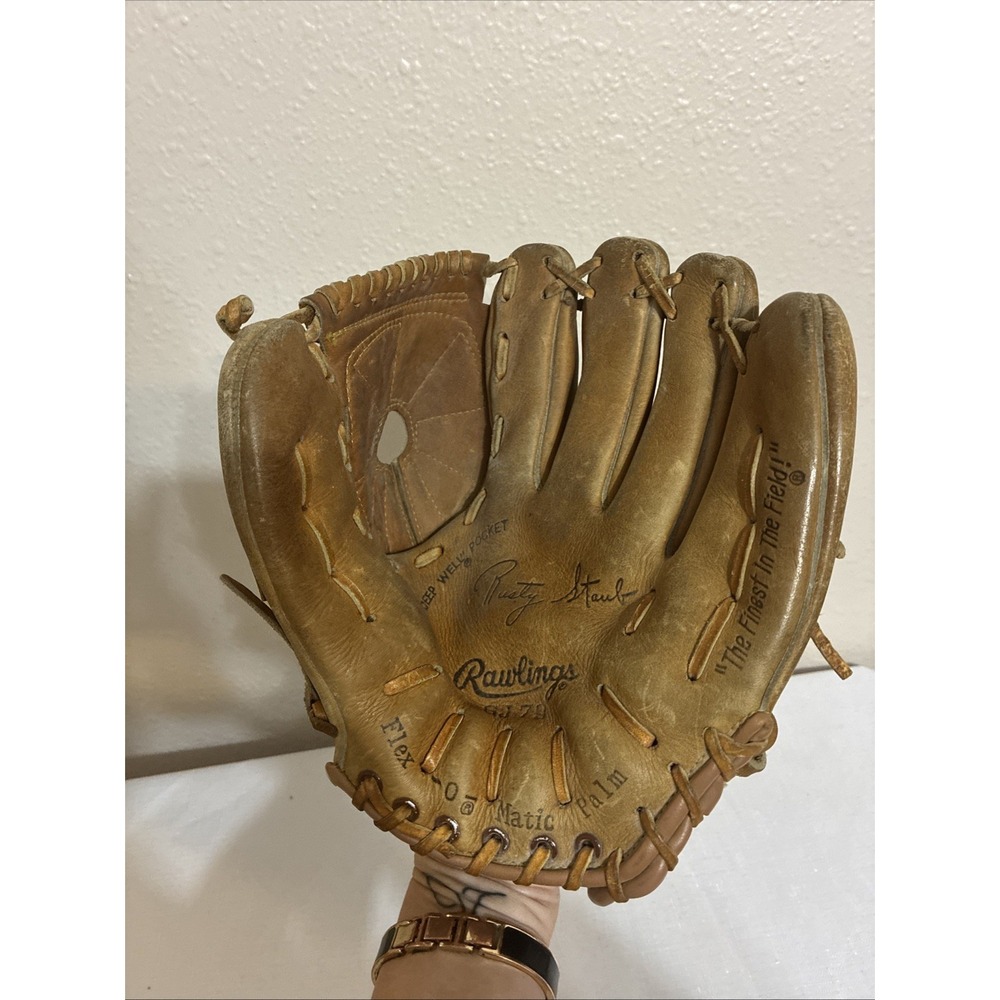 Vintage Rawlings Rusty Staub GJ79 Youth Baseball Glove Mitt Right Hand Mitt